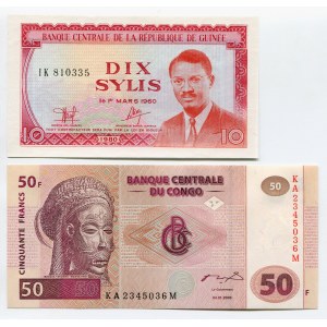 Africa Set of 2 Banknotes 1980 - 2000