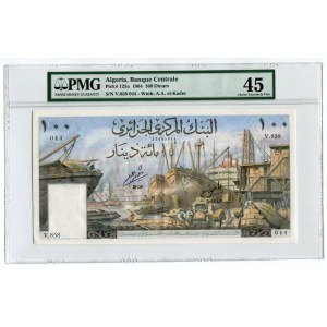 Algeria 100 Dinars 1964 PMG 45