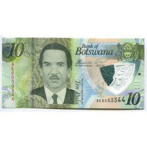 Botswana 10 Pula 2018