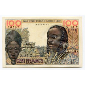 Burkina Faso 100 Francs 1961