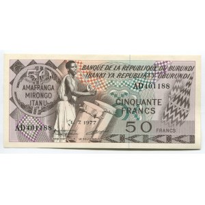 Burundi 50 Francs 1977