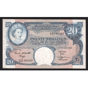 East Africa 20 Shillings 1961 - 1963 Rare