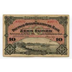 German East Africa 10 Rupien 1905