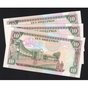 Kenya 3 x 10 Shillings 1994