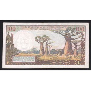 Madagascar 100 Francs - 20 Ariary 1966