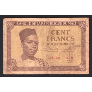 Mali 100 Francs 1960