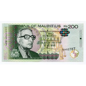 Mauritius 200 Rupees 2013
