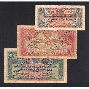 Mozambique 50 Centavos 1/2-1 Esterlina 1919 - 1931