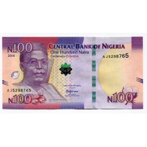Nigeria 100 Naira 2014