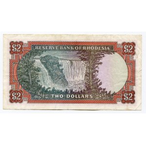 Rhodesia 2 Dollars 1972