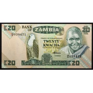 Zambia 20 Kwacha 1980