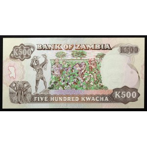 Zambia 500 Kwacha 1991
