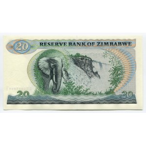 Zimbabwe 20 Dollars 1994