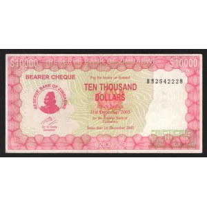 Zimbabwe 10000 Dollars 2005