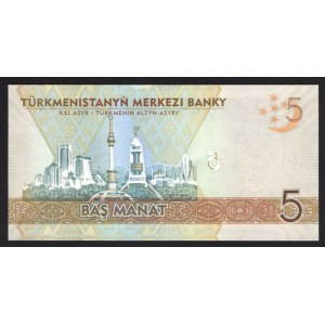 Turkmenistan 5 Manat 2009
