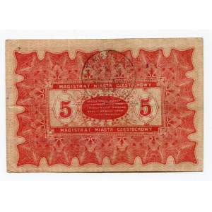 Russia - Poland 5 Roubles 1915