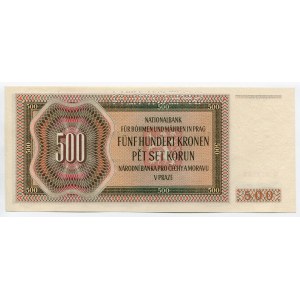 Bohemia & Moravia 500 Korun 1942 Specimen