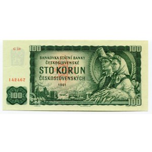 Czechoslovakia 100 Korun 1961