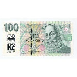 Czech Republic Commemorative Banknote 100th Anniversary of Monetary Separation 2018 RARE