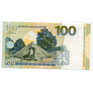 Czech Republic 100 Korun 2019 Specimen Milan Rastislav Štefánik