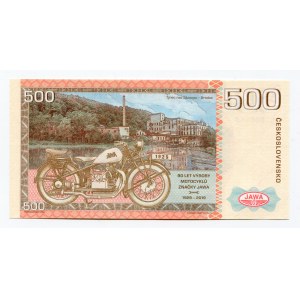 Czech Republic 500 Korun 2019 Specimen JAWA 500 OHV RUMPÁL