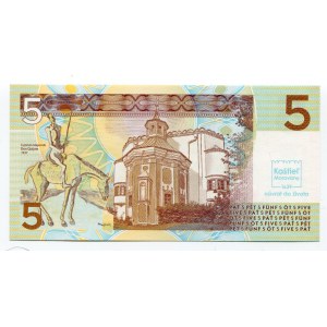 Slovakia 5 Korun 2019 Specimen Cyprián Majerník