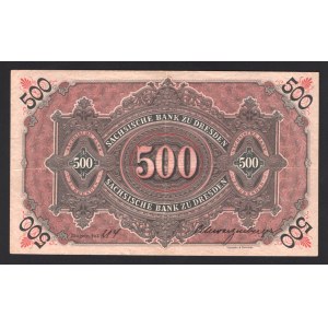 Germany Dresden 500 Mark 1911