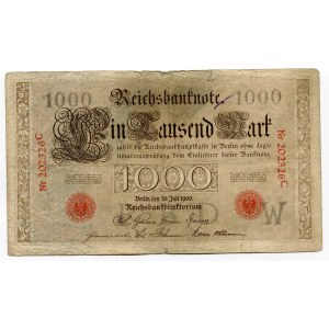 Germany - Empire 1000 Mark 1906