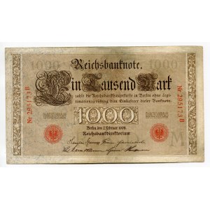 Germany - Empire 1000 Mark 1908