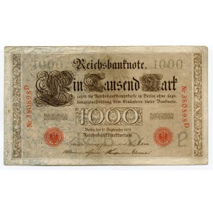 Germany - Empire 1000 Mark 1909