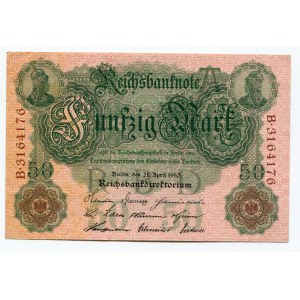 Germany - Empire 50 Mark 1910