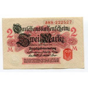 Germany - Empire 2 Mark 1914
