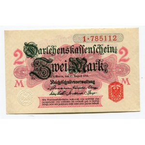 Germany - Empire 2 Mark 1914