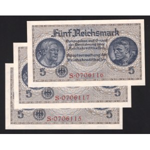 Germany - Third Reich 5 Reichsmark 1940 - 1945