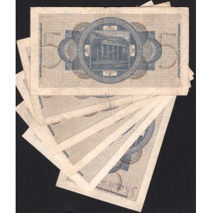 Germany - Third Reich 6 x 5 Reichsmark 1940 - 1945