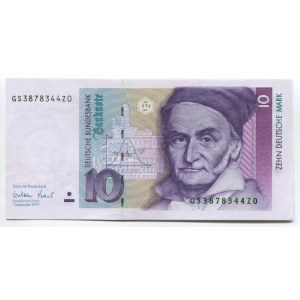 Germany - FRG 10 Deutsche Mark 1999