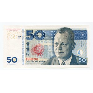 Germany - FRG 50 Mark 2018 Specimen Willy Brandt