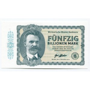 Germany - FRG 50 Billionen Mark 2019 Specimen