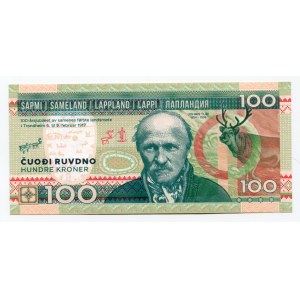 Finland - Lapland 100 Kroner 2017 Specimen Johan Turi