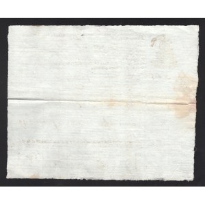 France Marsielle Custom Document 1790 With Jewish Star Rare