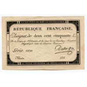 France 250 Livres 1793