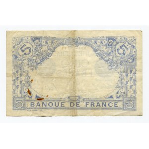 France 5 Francs 1916