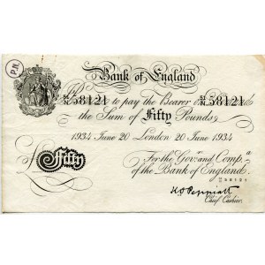 Great Britain 50 Pounds 1934