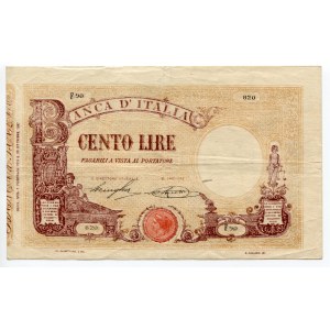 Italy 100 Lire 1913 Contemporary Forgery