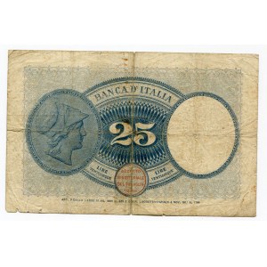 Italy 25 Lire 1919