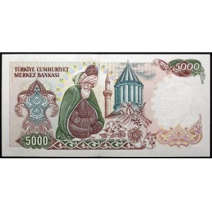 Turkey 5000 Lira 1985