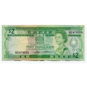 Fiji 2 Dollars 1983 (ND)