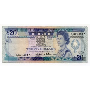 Fiji 20 Dollars 1986 (ND)