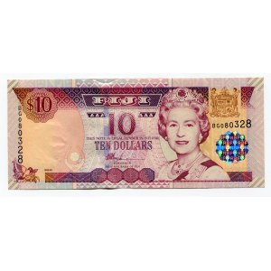 Fiji 10 Dollars 2002 (ND)