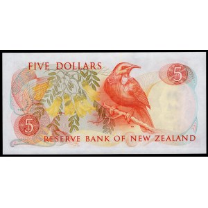 New Zealand 5 Dollars 1985 - 1989